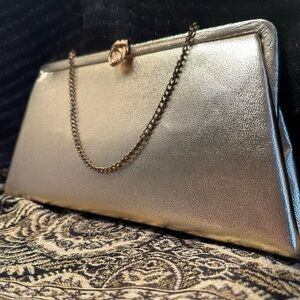 Admiral Vintage Gold Clutch Bag